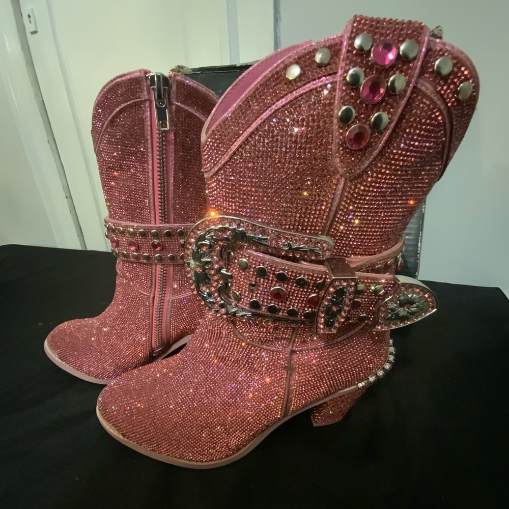 Dolls kill rhinestone cowboy boots